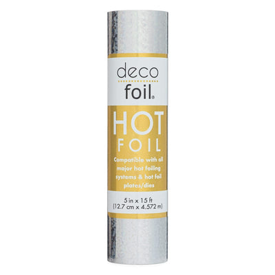 Therm O Web Deco Foil Hot Foil Roll 5 in x 15 ft - Silver Unicorn 5661