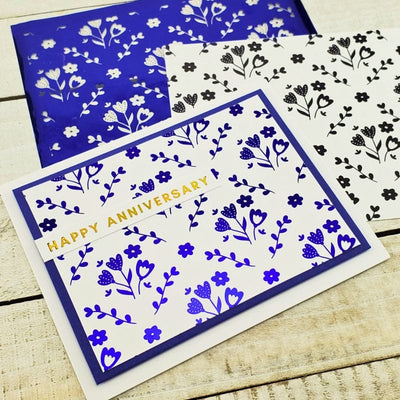 Therm O Web Deco Foil Toner Card Fronts - FRESH FLORALS 5733